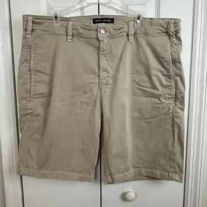 ✨Mavi Jeans Simon Mens Flat Front Shorts‎ Khaki Beige Casual Everyday Size 38